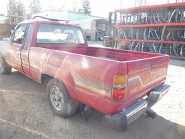 1987 Toyota Truck SR5 Red Extended Cab 2.4L AT 2WD #Z22879